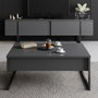 Hanah Home Soporte de TV Luxe Antracita y Negro
